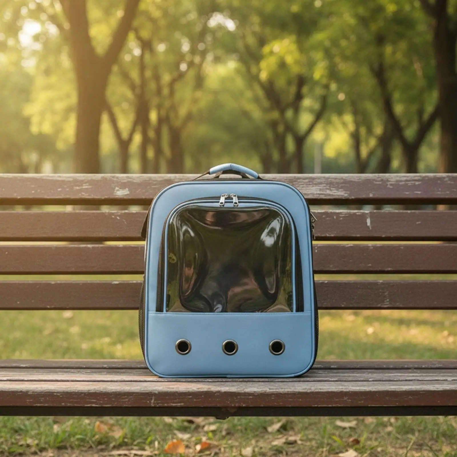 Transparent Window Pet Backpack for Cat Dog Small Animal Carrier with Ventilation Holes Comfortable