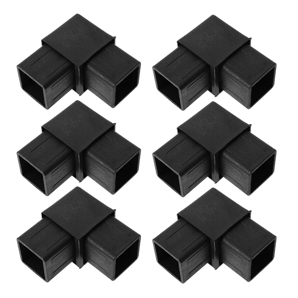 

6pcs Corner Connector Right Angle Tube Polypropylene Plastic Brace Joint Frame Fixing Connector Corner Joint Fence