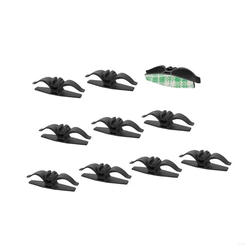 2025 Новые 10 -паксовые кабельные держатели кабельные зажимы для организованного зарядного провода в любой среде