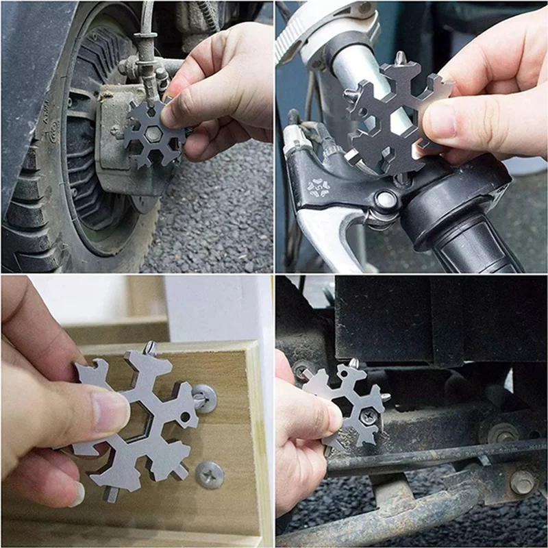 

2 PC Alloy Steel Hexagonal Universal 15 In 1 Octagonal Screwdriver Household Tool-AT64