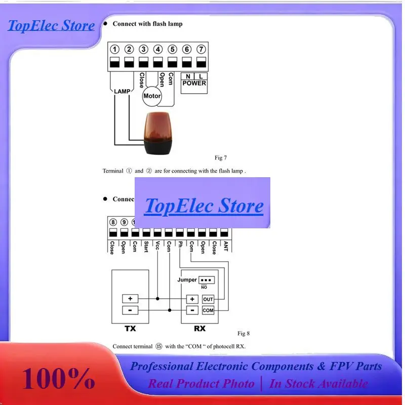 TopEssNew Tech For AC220V For AC 220V-240V Sliding Gate Motor Control Board Automatic Operation Opener Smart Control Center Syst