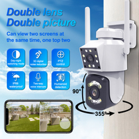 3MP Zoom 10X Dual Lens Wireless Home Security Camera 1080P HD Motion Detection Outdoor Wireless WiFi Surveillance CCTV Camera