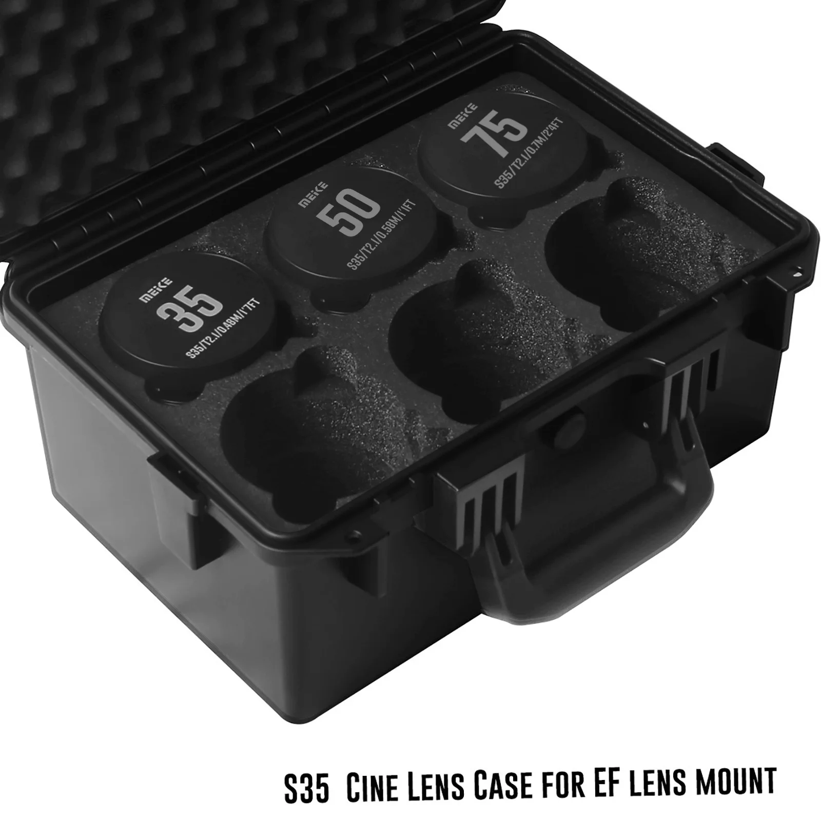 Meike Super 35 Cine Lens Hard Case for 5-7 lenses