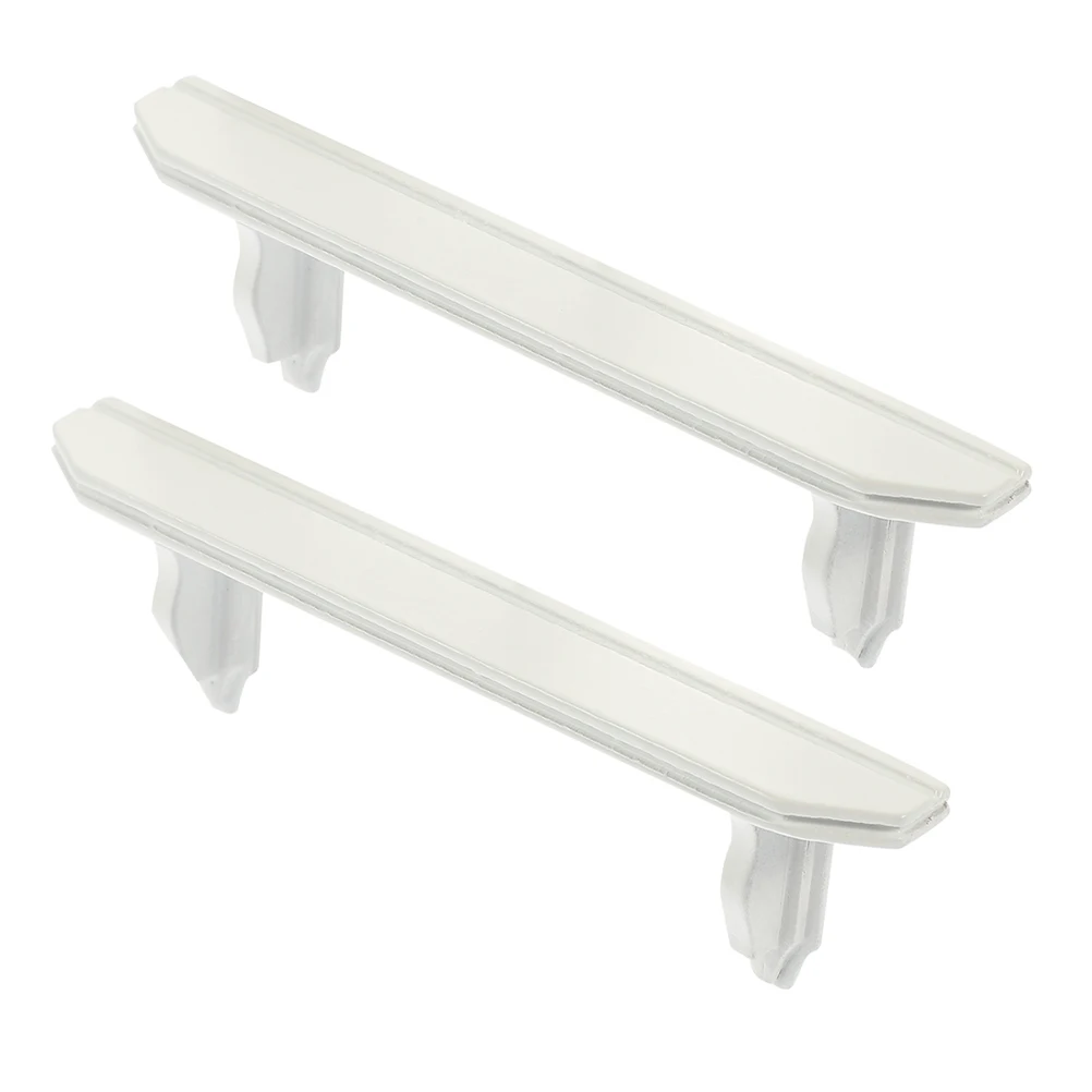 

2pcs Mini Storage Rack White Wall-mounted Shelf for Dollhouse Decor Tiny House Accessories Miniature Display Furniture Wooden