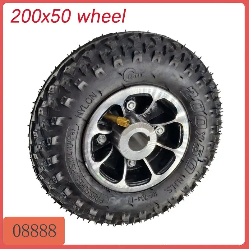

8-inch wheels 200X50 inner and outer tires+wheel rims, suitable for electric scooter wheel replacement