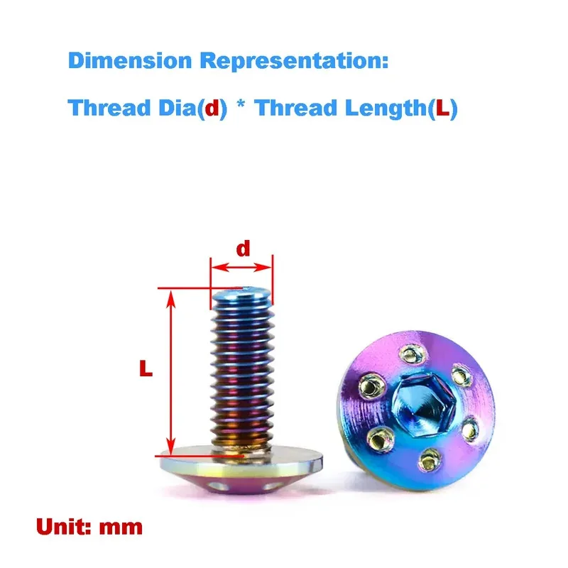 

304 Stainless Brake Disc Screw for Safety Upgrade and Precision Installation in Braking System Modification M5 M6 M8
