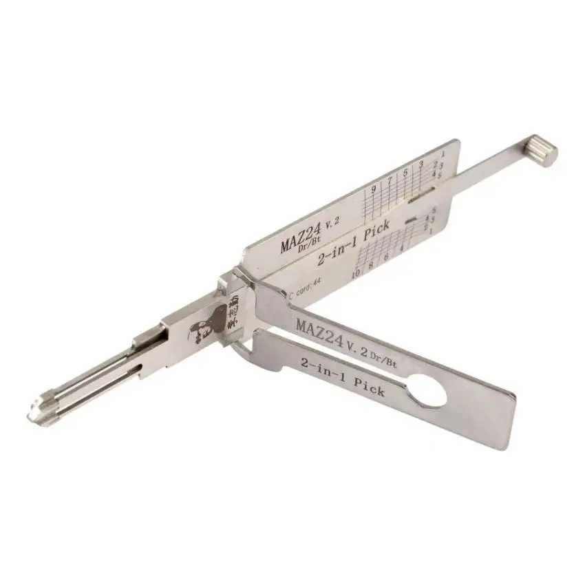 Lishi 2-In-1 LOCKSMITH TOOL MAZ24R v.2 FOR Ford Probe 1993 - 1997 FOR Mazda 2 2011 - 2015