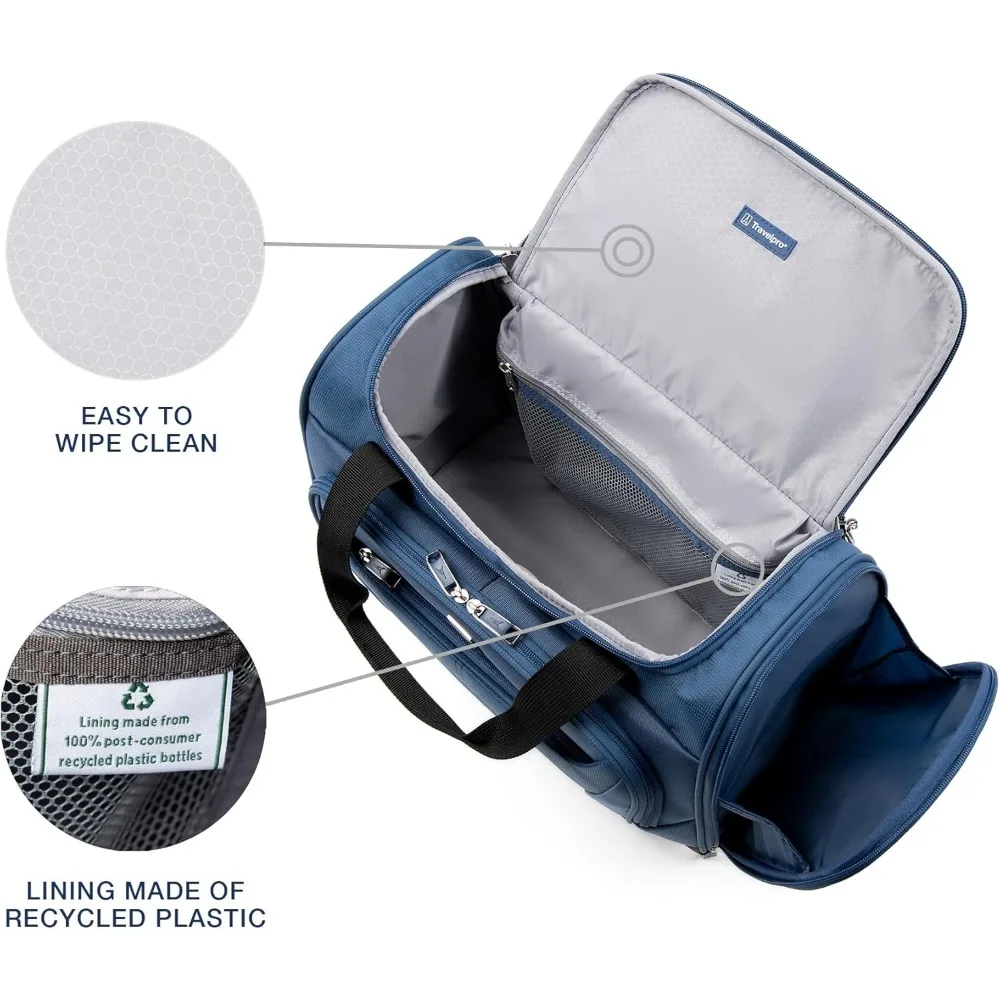 Bolso de mano ligero y suave para asiento inferior para viajes de fin de semana y viajes nocturnos