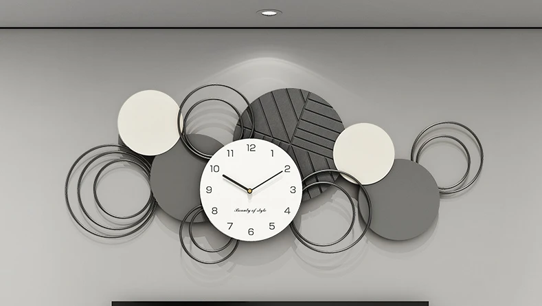 2023 New Art Watch Wall Clock Living Room Simple Modern Creative Home Restaurant