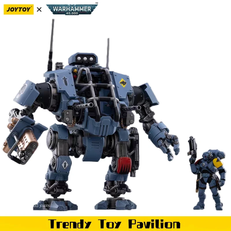 【JOYTOY】Warhammer 40K Space Wolves Battle PackInvictor Warsuit Warsuit PilotBrother Rurik Warfist 1/18 Actionfigur Spielzeug