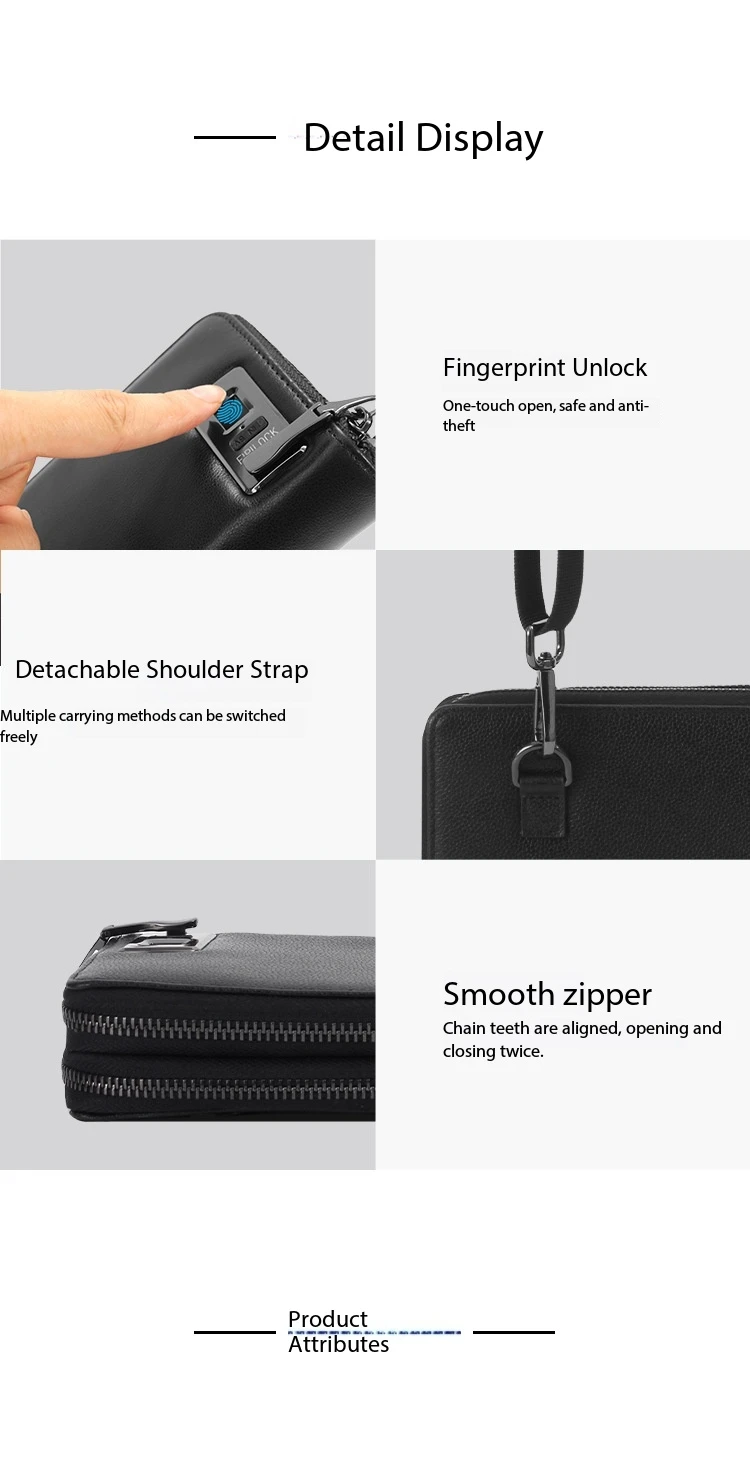 new-high-end-genuine-leather-business-men's-wallet-with-fingerprint-lock-large-capacity-multi-function-card-holder-for-men