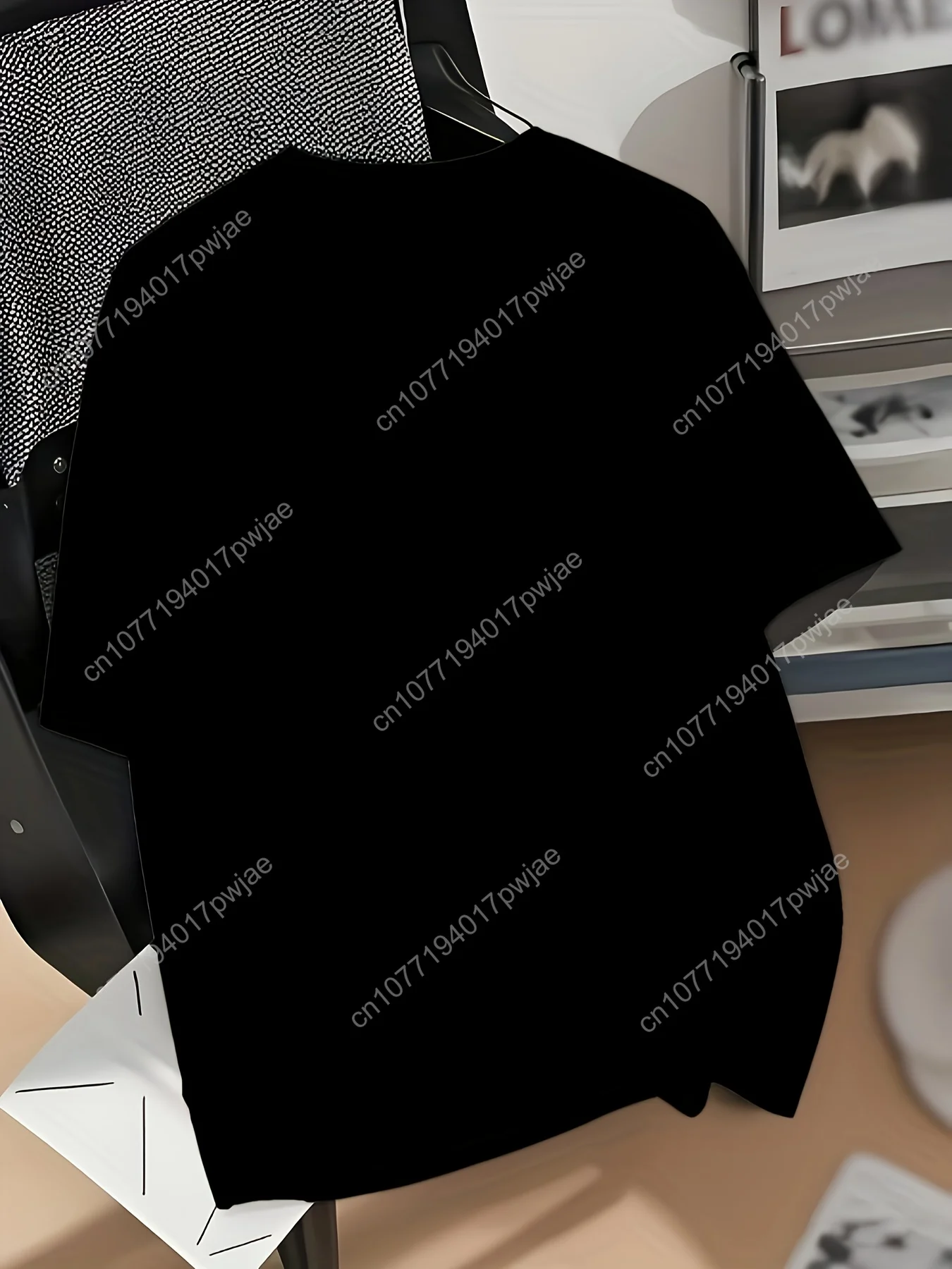 Camiseta masculina plus size engraçada capitão caveman retrô desenho animado camiseta preta casual manga curta gola redonda, lavável à máquina