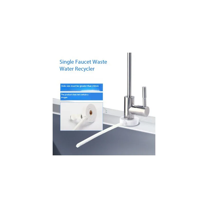 Household RO Pure Water Machine Wastewater Recycling Kit - 2-Point Connector for Water Purifier