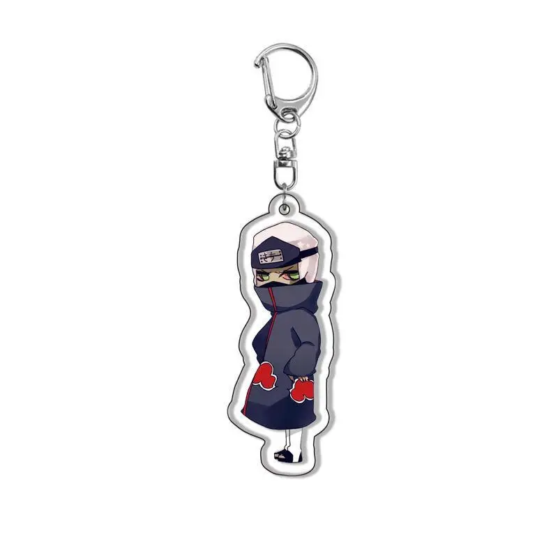 Naruto Schlüsselanhänger Hatake Kakashi und Uchiha Sasuke, niedlicher Cartoon-Schulrucksack-Anhänger, trendiges und personalisiertes Paar-Accessoire. – Detail 5