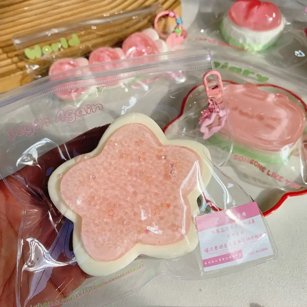 Estrelas simulação melancia squeeze brinquedo antiaderente gato super elástico brinquedos de frutas elástico super macio lento rebote brinquedo de frutas adulto