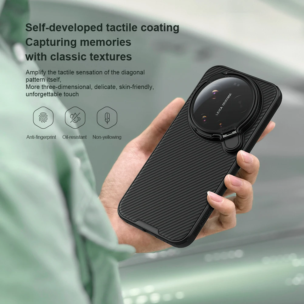 NILLKIN Etui Magsafe CamShield Prop z ochroną obiektywu do Xiaomi 17 Ultra, magnetyczne etui z obsługą ładowania bezprzewodowego do Mi 17 Ultra — zdjęcie produktu 3