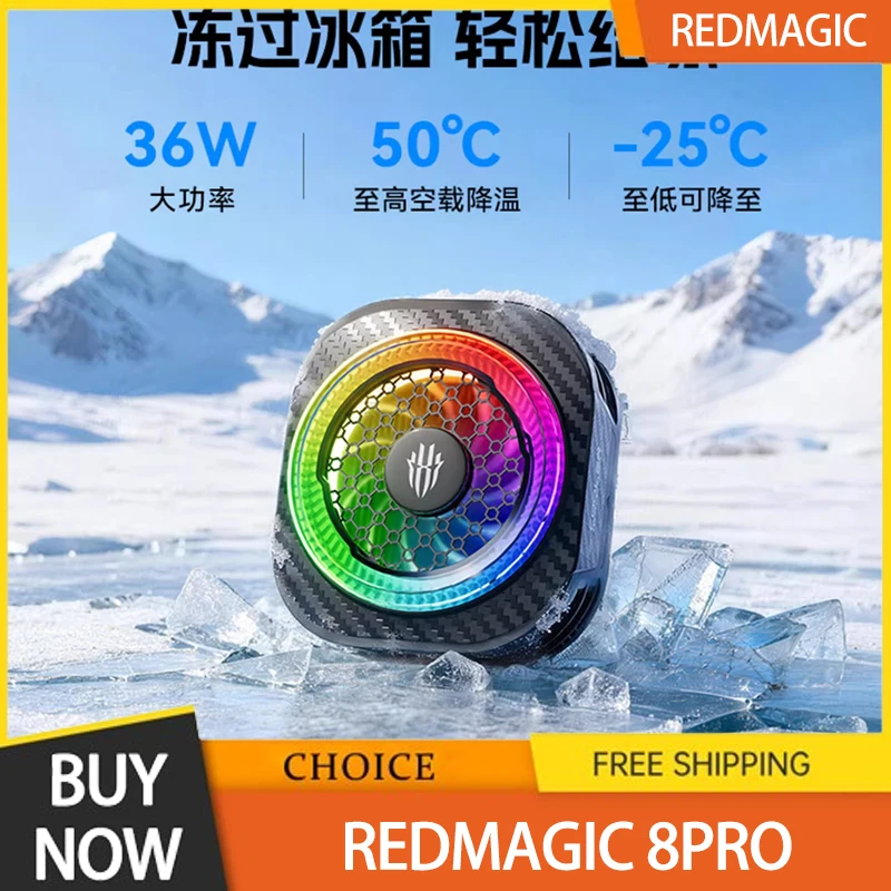 

Новый магнитный кулер для телефона Redmagic 8 Pro с полупроводниковым охлаждением для Black Shark, Flydigi, игровых смартфонов и прямых трансляций