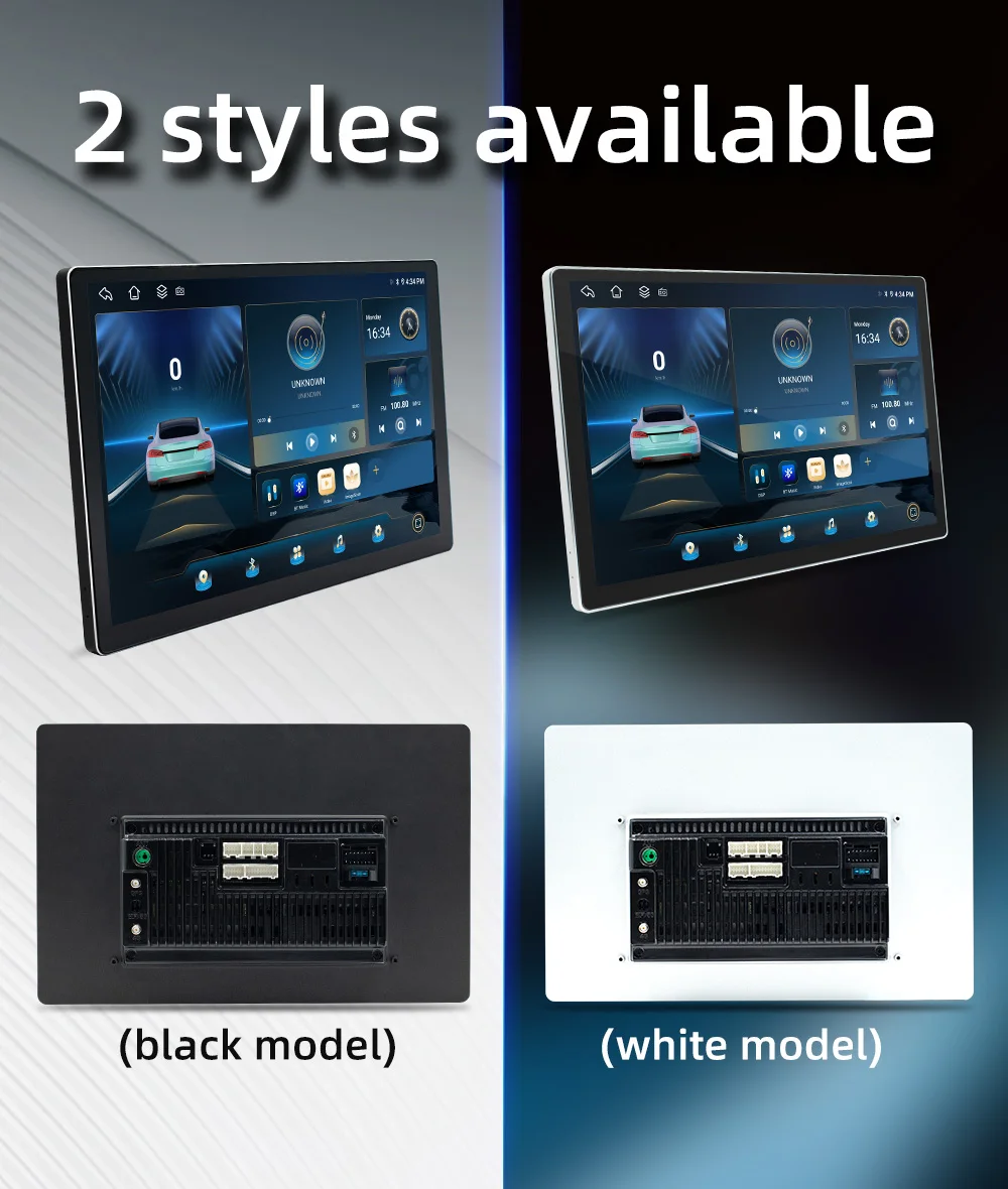 BQCC 13.3" 2DIN Universal HD Screen Android 13 CarPpay Car Radio for Ford Explorer Tesla KIA Sportage 3 Nissan Tiida RDS FM AM view 3