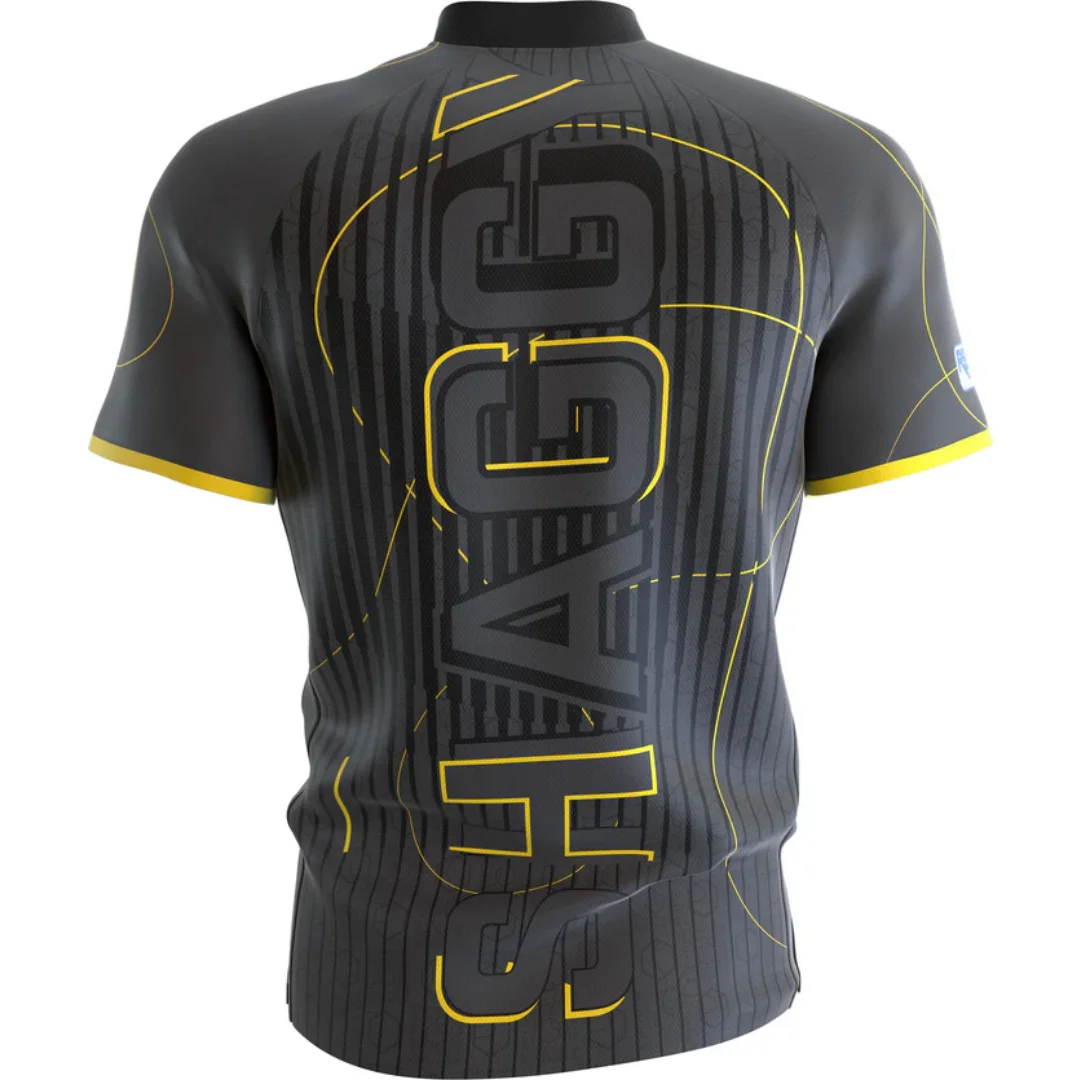 Cool play Collarless Scott 'Shaggy' Williams Playing Shirt Darts jersey Darts match polo shirt Sports Men's T-Shirt Kid's Tee