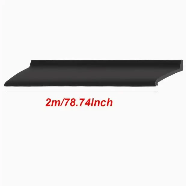 دائم RV الجانب الباب المطر الحرس مانعة لتسرب الماء شريط مطاطي لشركة فيات Ducato VW T5 T6 لفورد ترانزيت عربات التخييم Rv الملحقات