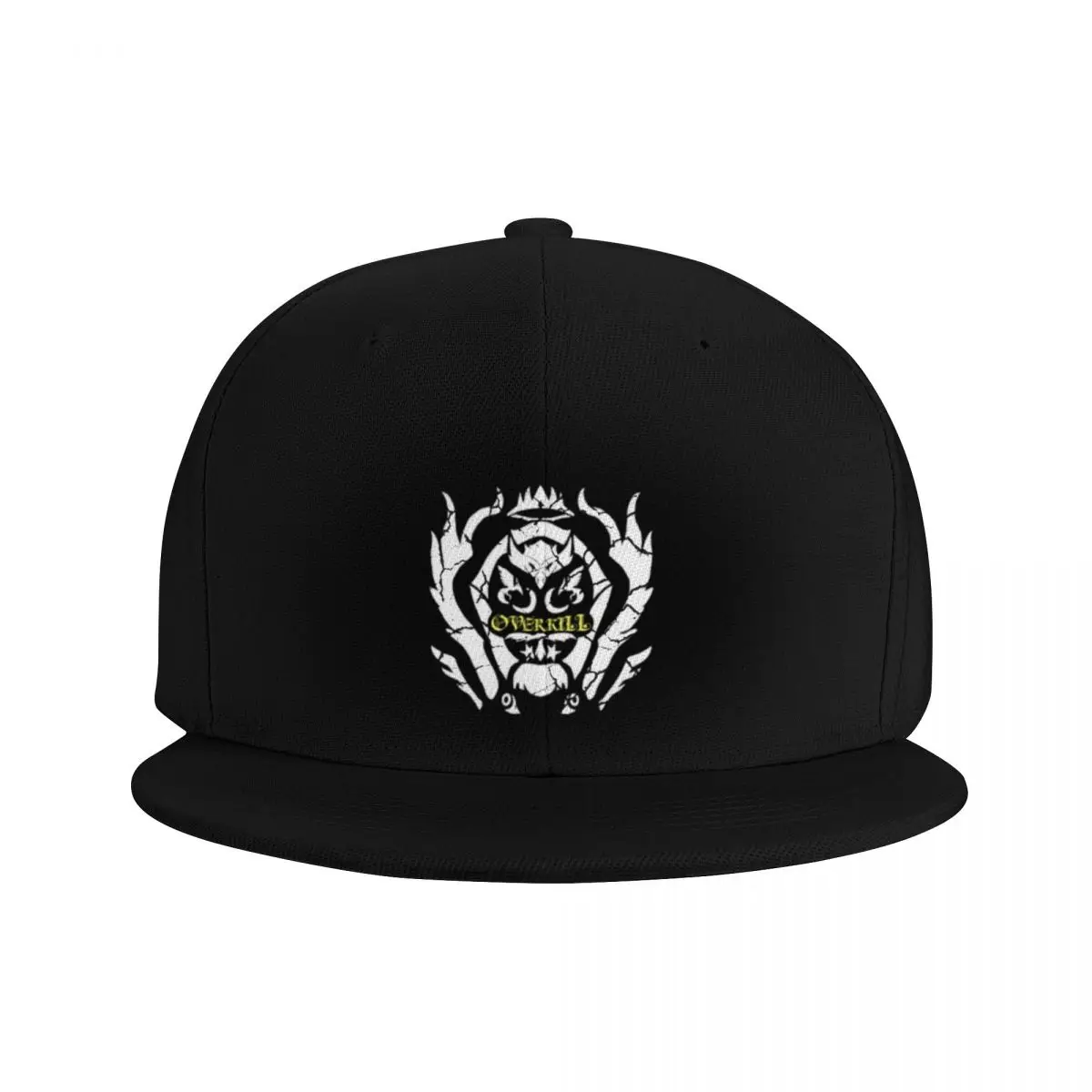 

Overkill White Baseball Caps For Men Women Golf Hats Snapback Flat bill cap