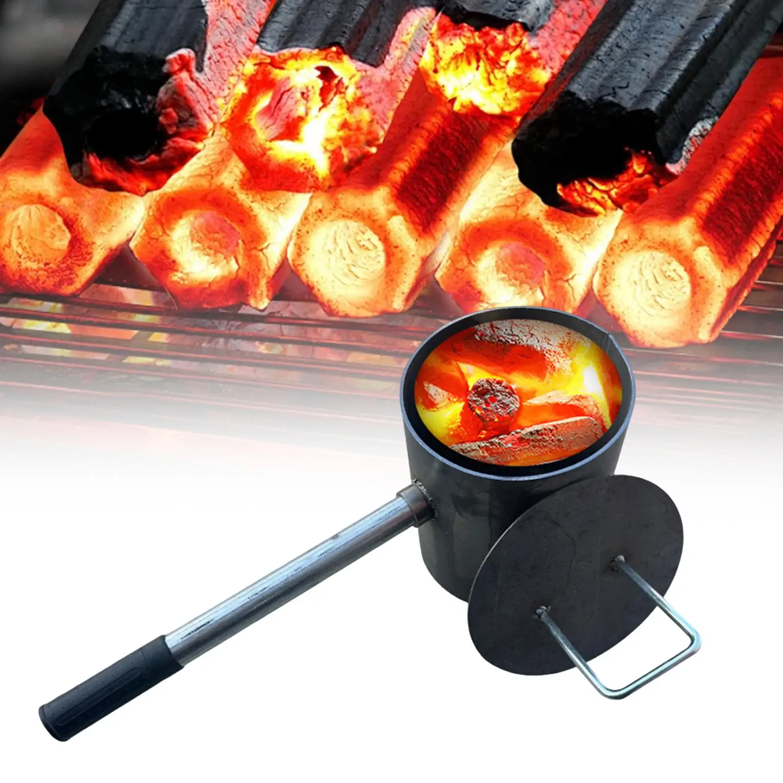 Pentola per estintore a canna di carbonio per picnic da cucina all'aperto con zaino in spalla