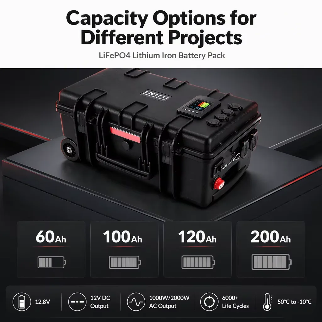 Générateur à batterie lithium, - Portable Power Station 2000W Lifepo4 avis et prix