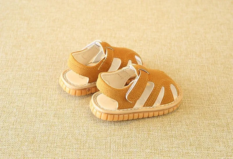 Baby Quietsch-Sandalen für Sommer, Kleinkinder Jungen Mädchen, Niedliche Freizeitschuhe, Rutschfeste Indoor-Lauflernschuhe – Detail 16