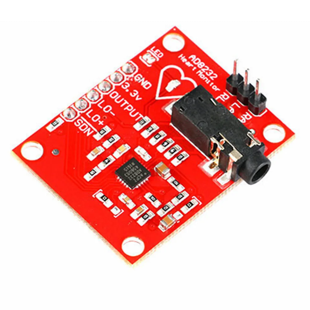 AD8232 Muscle Electrical Sensor Module Analog Raw Signal EMG Collect For Arduino Raw Signal Acquisition Kit Sensors