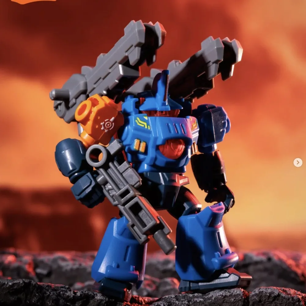Blokees Astral Rally Defender Hero 5 Luminous Mecha Building Block Figure Articulated Robot Blind Box Toy Gift For  Fans