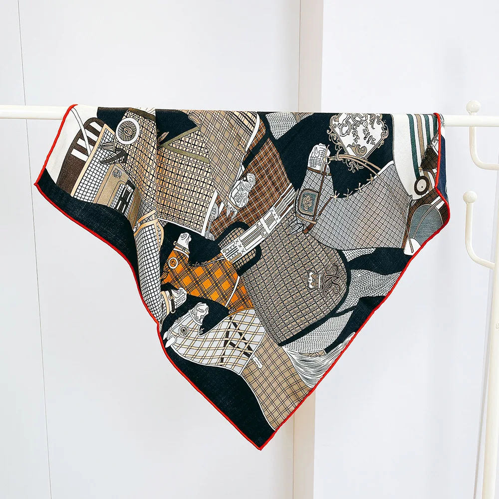 two-face-small-head-scarf-65cm-hand-rolled-edges-shawls-luxury-designers-scarves-winter-christmas-lover-gift-saddle-print