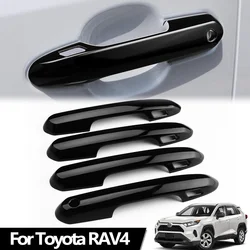 Car Door Handle Trim Cover for Toyota RAV4 2019 2020 2021 2022 2023 2024 2025 Auto Door-Handle-Cover Decorative Stickers