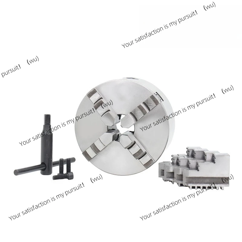 K12 four-jaw self-centering chuck K12-80 100 125 160 numerical control lathe linkage manual chuck