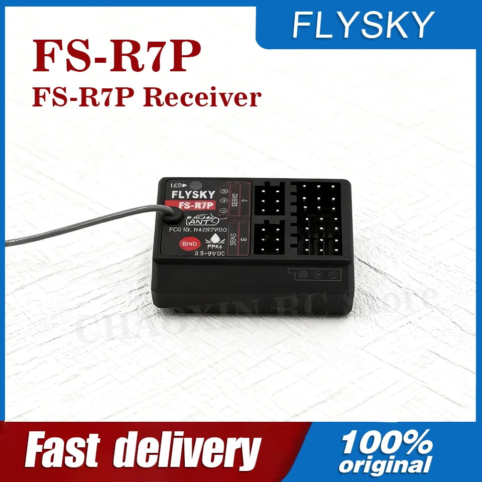 FLYSKY FS-R7P R7P 2.4G 7CH ANT Protocol PWM Output RSSI Mini Receiver for FS-G7P Transmitter RC Car Boat DIY Parts
