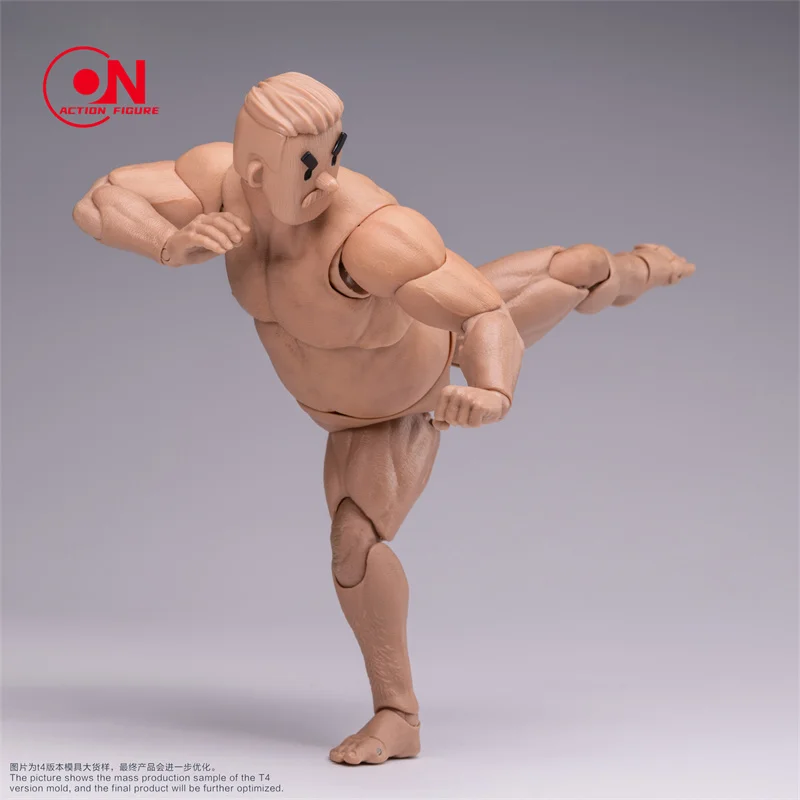 Notaman 1/12 NT-03 NT-03S منتصف العمر مربع الرأس الذكور عمل الشكل المشترك الجسم دمية 6 ''ذكر الجندي مرنة الجسم لعبة مجسمة #5