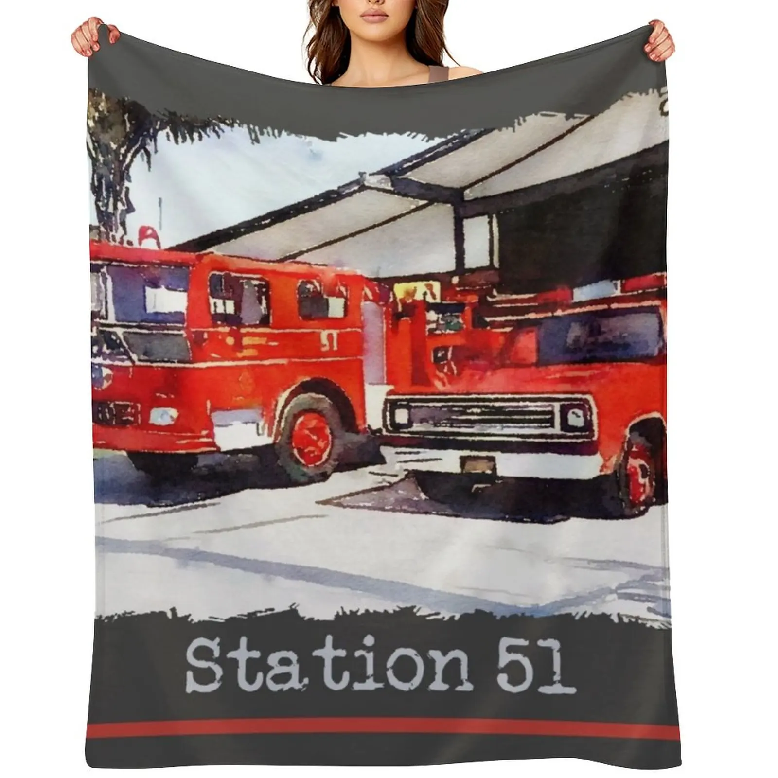 

Station 51, Emergency TV Show Throw Blanket Bed Tourist decorative warm winter Blankets