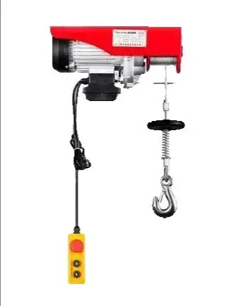 PA600 Mini Electric Hoist 300–600KG 220V Wire Rope Lifting Hoisting Machine Electric Winch Lifter