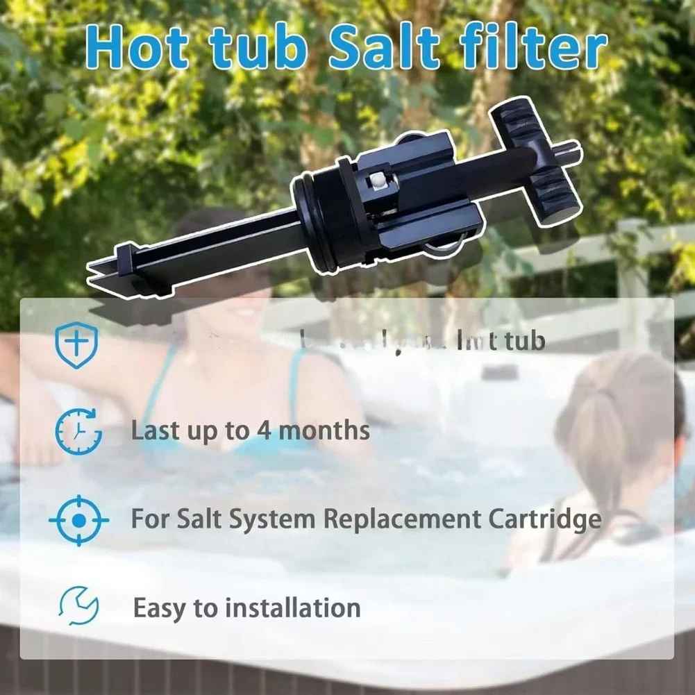 Titanium Generator Salt System Cartridge Black Four Months Water Care Salt System Cartridge Effortless Maintenance