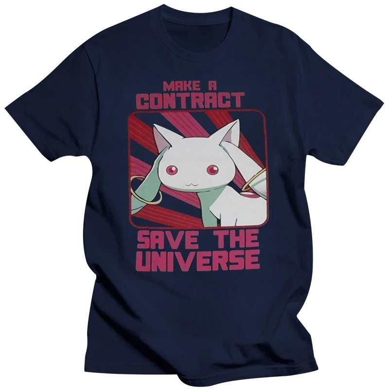 Puella Magi Madoka Magica Kyubey Make a Contract for Women's T-Shirt