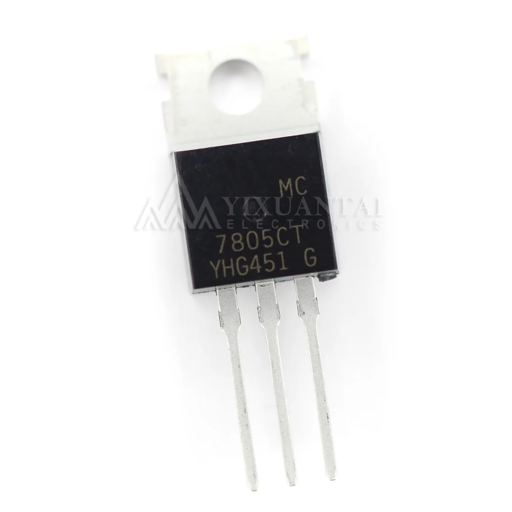 10pcs/lot New MC7805CTG Marking:7805CT   IC REG LINEAR 5V 1A TO220AB MC7805