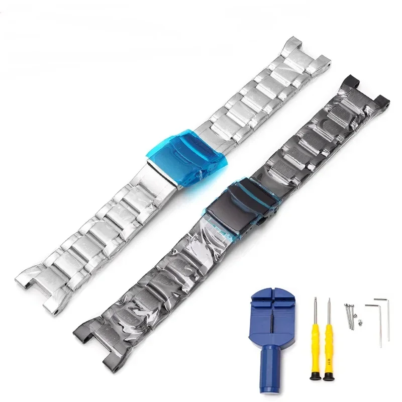 Stainless Steel Strap Watchband for Casio G-Shock G-STEEL GST-W300G S300G 400G B100 S310 Men Metal Replace Watch Band with Tool