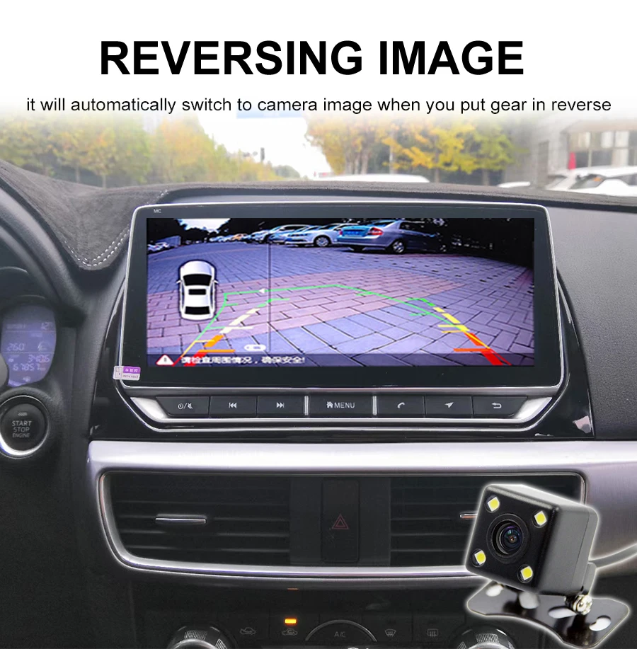 CarplayおよびAndroid13マルチメディアプレーヤーを搭載したカーラジオ,ビデオ再生,ラジオ,ヘッドユニット,IPS画面,10.25インチ,mazda CX-5 2014 2015 2016