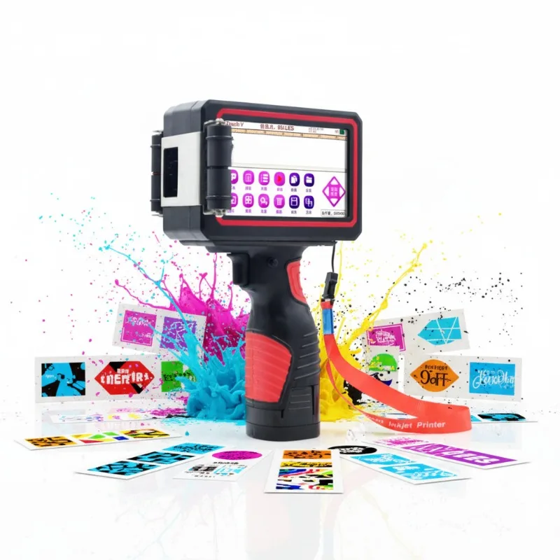 

Multifunctional Use for Board/Cardboard Box Digital Handheld Inkjet Printer-New Portable 1 Year Warranty
