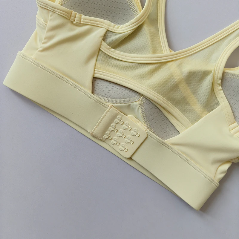 Sport-BH für Damen, stoßfest, Push-up, schöner Rücken, modisches Fitness-Top, Gym-Kleidung, Yoga-Weste, sexy Fitness-BH zum Laufen – Detail 10