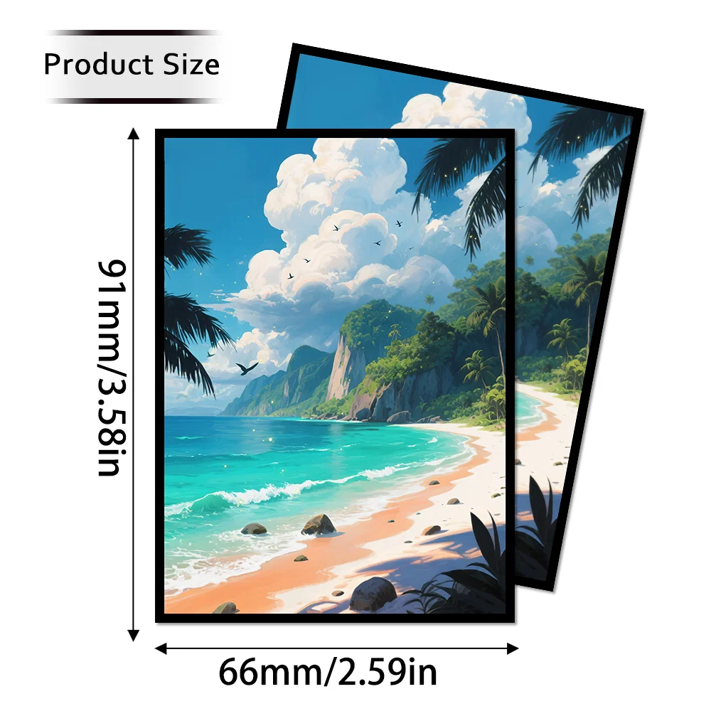 66X91mm 60PCS 표준 크기 고급 인쇄 애니메이 - Collector Card Sleeve 리뷰 및 가격