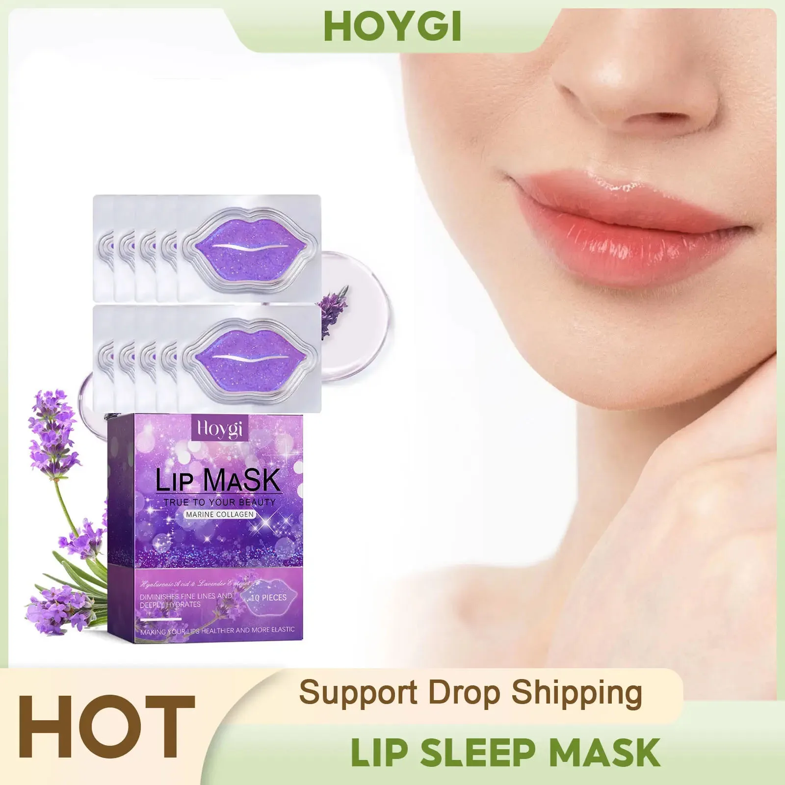 Exfoliating Lip Mask Anti Dryness Cracked Remove Dead Skin Repair Gloss Plumper Moisturizing Brightening Reduce Lip Lines Patch