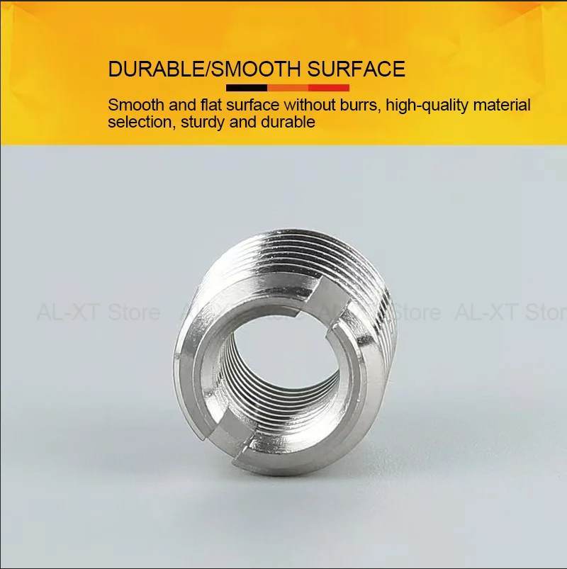 M2 M2.5 M3 M4 M5 M6 M8 M10 M12 M14 Stainless Steel Inside Outside Tooth Nuts One Slot Variable Diameter Screw Thread Sheath