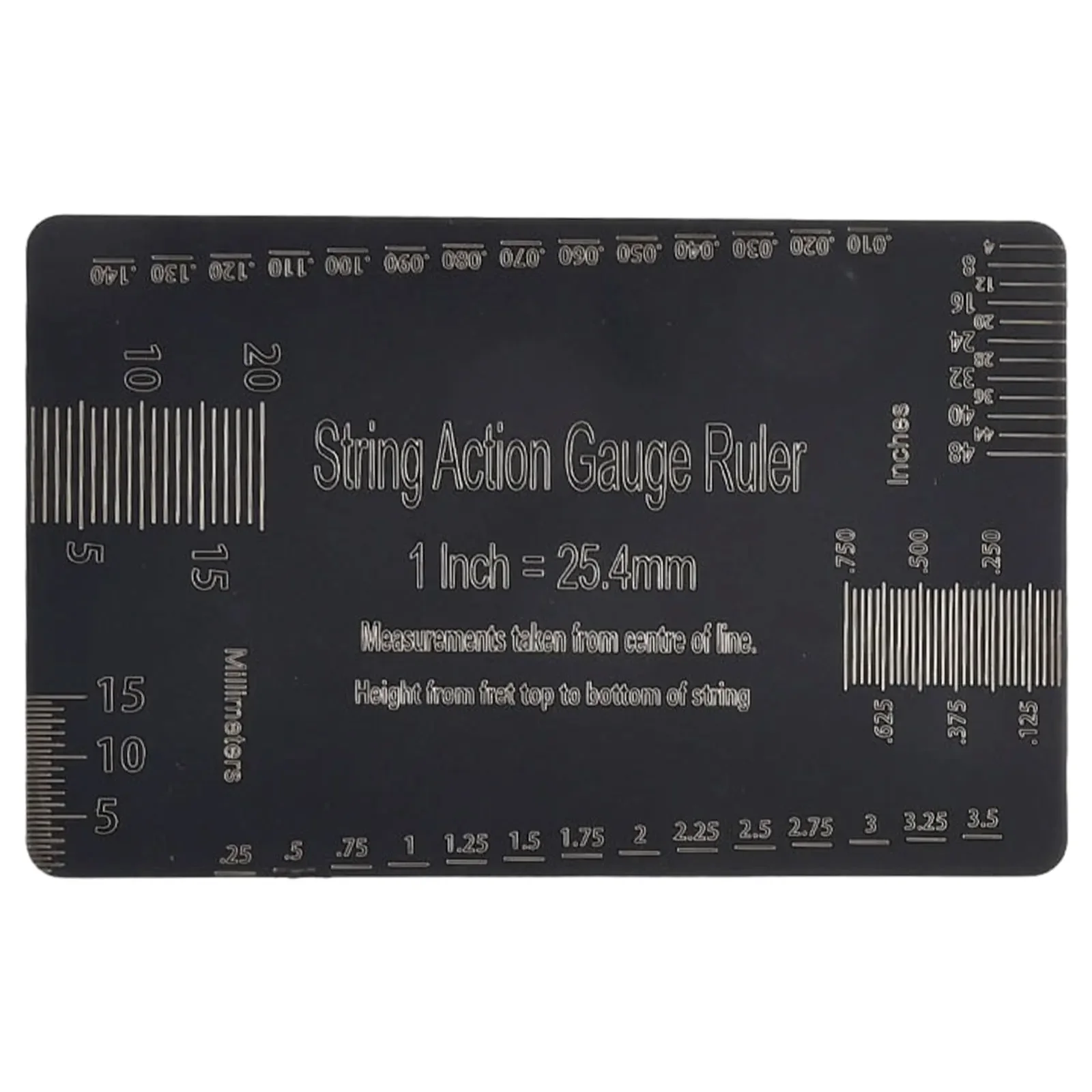 Reliable Guitar Repair Tools Set with Fret Leveling Beam String Height Gauge and Straight Edge for Accurate Fret Leveling