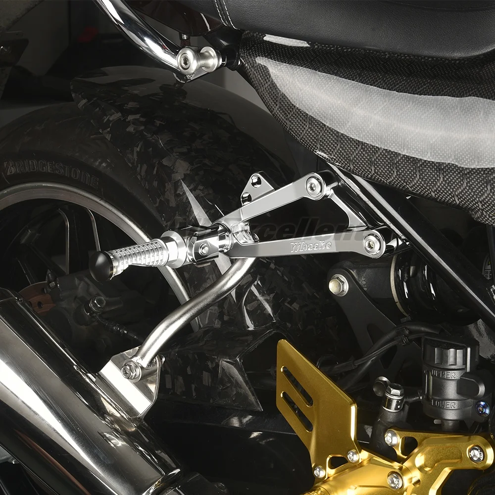 Exclusivo Kit de pasos Tandem para silenciador de pasos Tandem Z900RS 2018-2025, soporte de Pedal trasero y soporte de Tandem de escape