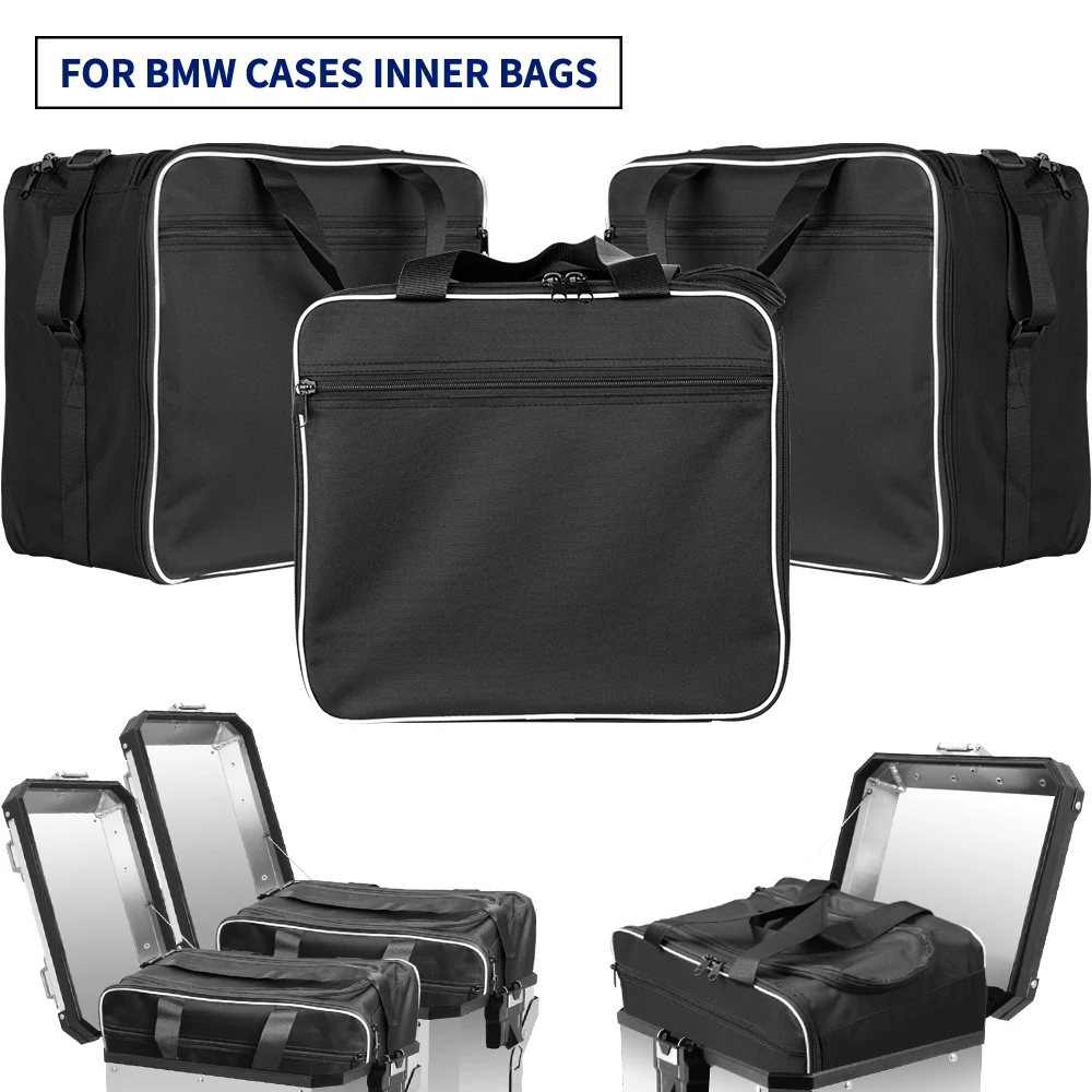 Motorcycle Luggage Bag for BMW R1200GS Adv Black Inner Bags R 1200 GS Adventure 2013-2017 Side Saddlebags for Motorcycle